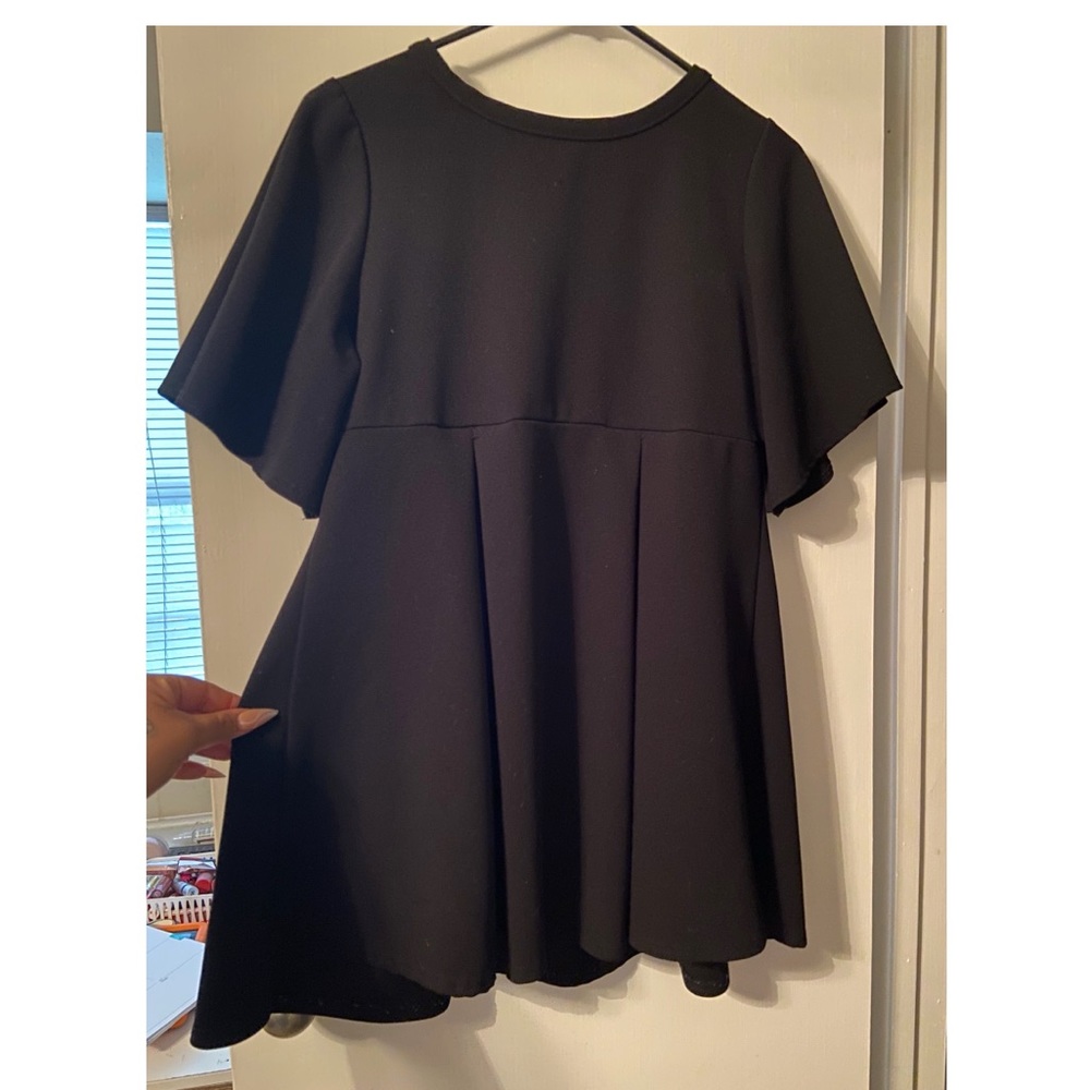 Black maternity top